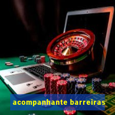 acompanhante barreiras